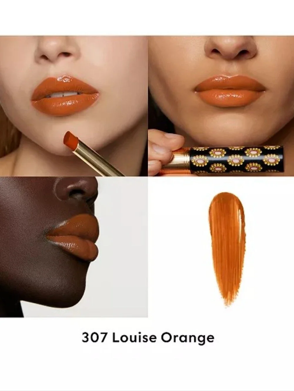 Louise Orange Rouge de Beauté Brillant Glow & Care Lipstick Brand New In Box